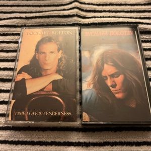 Two Micheal Bolton Cassette Tapes
